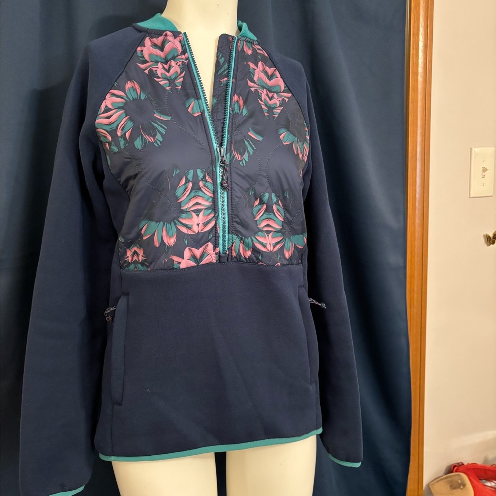 Burton Teal and Navy Pullover